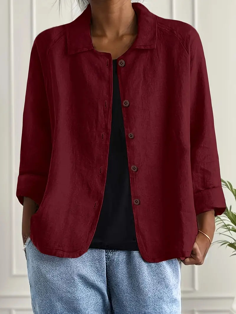 Clara | Casual Button-Up Jacket
