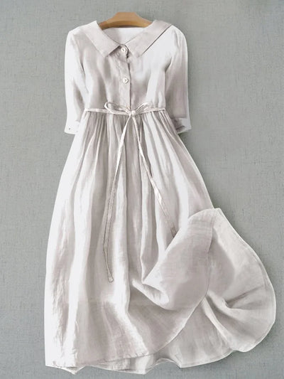 Adeline | Flattering Waist-Tie Dress