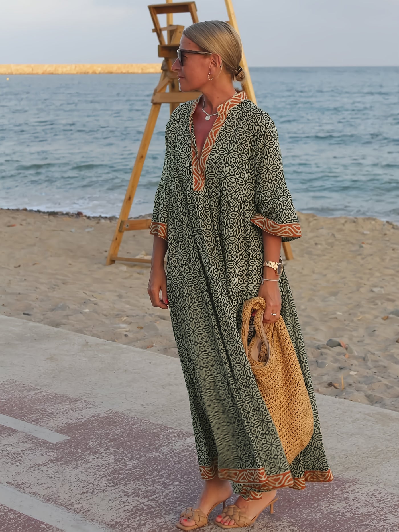 Iris | Coastal Luxe Boho Dress
