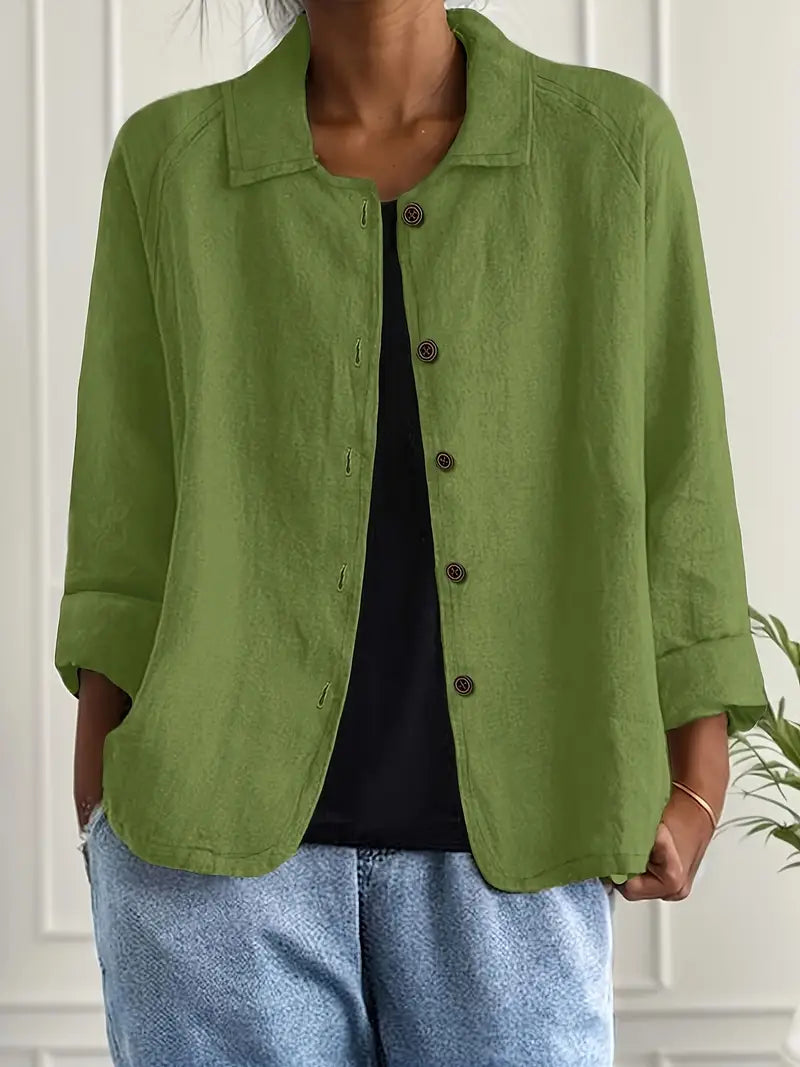Clara | Casual Button-Up Jacket