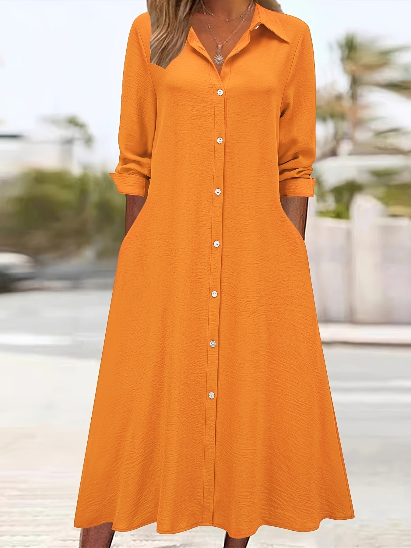 Ruby | Button-Down Chic Shirt Dress