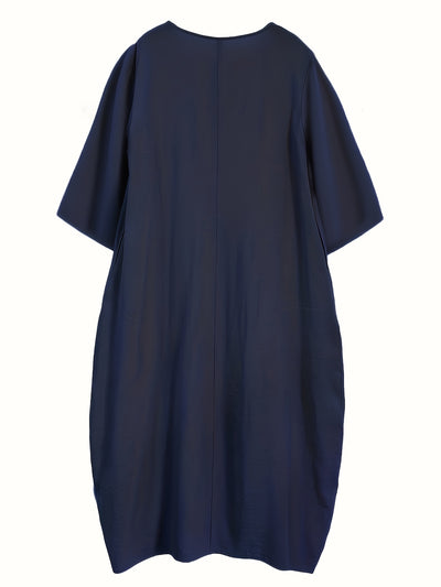 Ellie | Seven-Sleeve Casual Long Dress