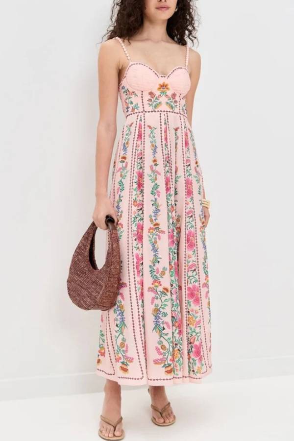 Elaya | Tiered Boho Maxi Dress