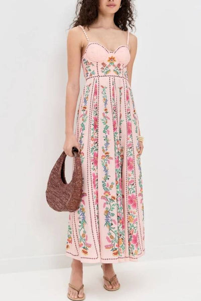 Elaya | Tiered Boho Maxi Dress