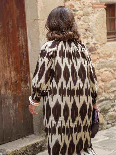 Brooklyn | Chic Button Maxi Dress