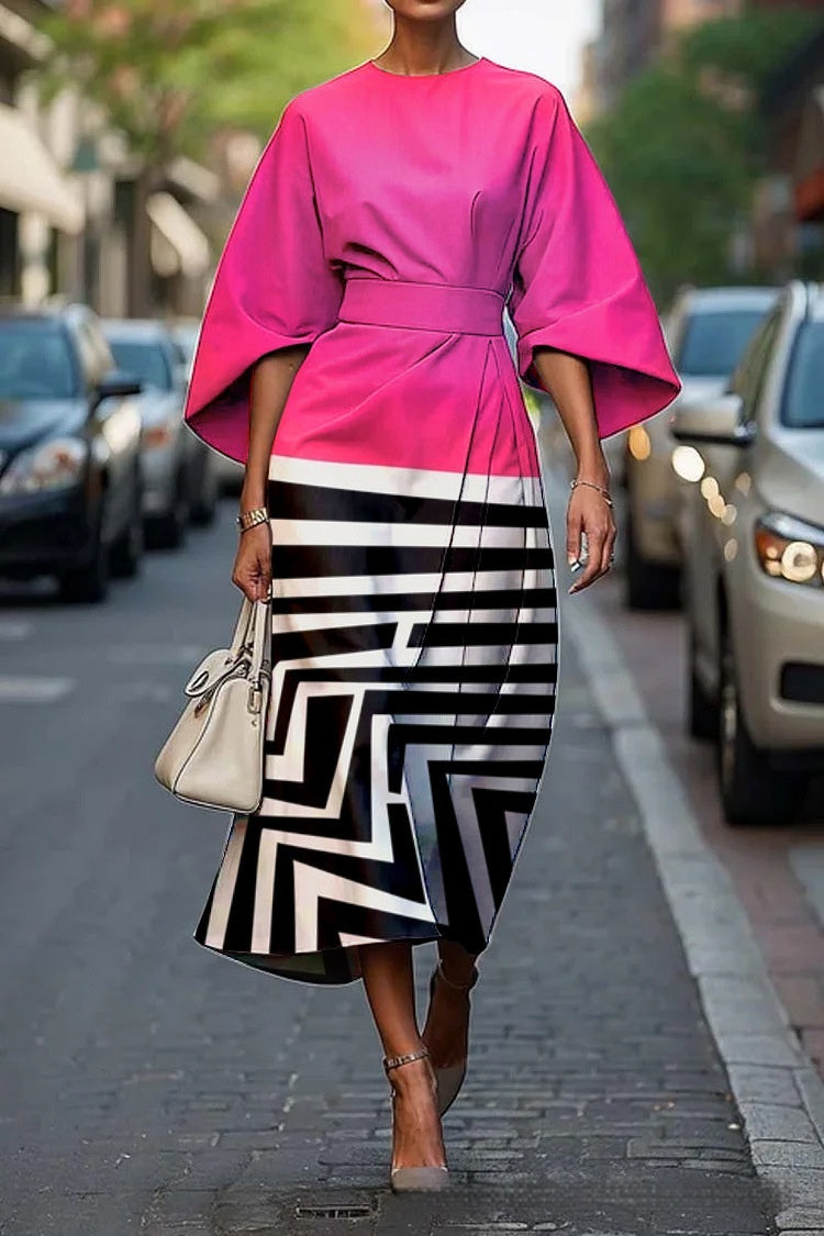 Celestine | Sculpted Elegance Midi Dress