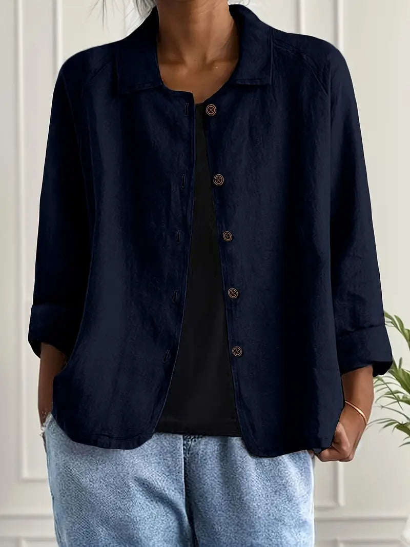 Clara | Casual Button-Up Jacket