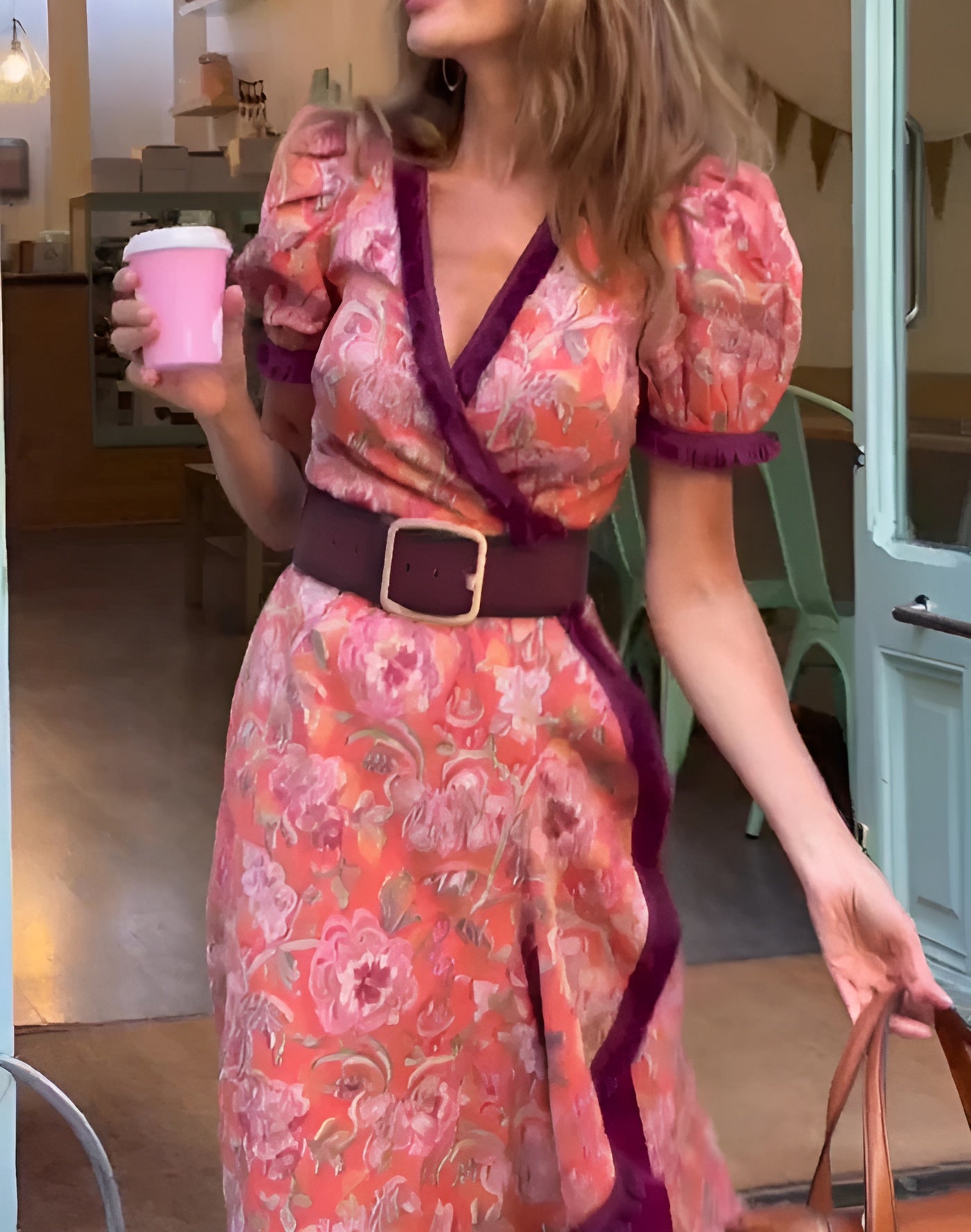 Seraphina | Sunset Stroll Wrap Dress