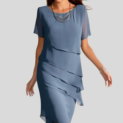 Ione | Ruffle Hem Tummy Cover Dress