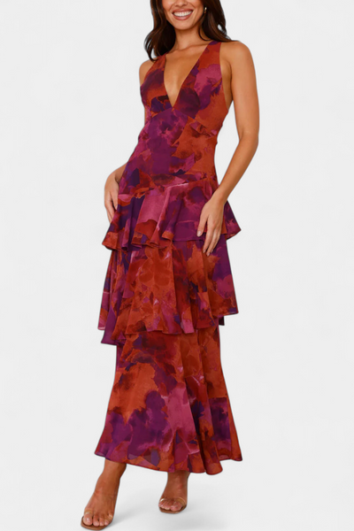 Domenica | Elegant Chiffon Dress