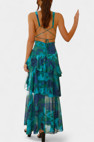 Domenica | Elegant Chiffon Dress