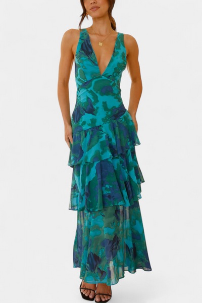 Domenica | Elegant Chiffon Dress