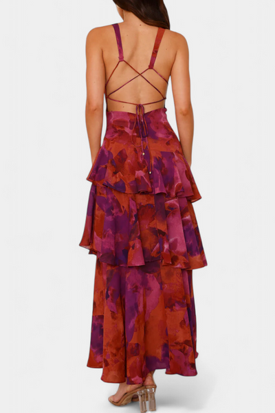 Domenica | Elegant Chiffon Dress
