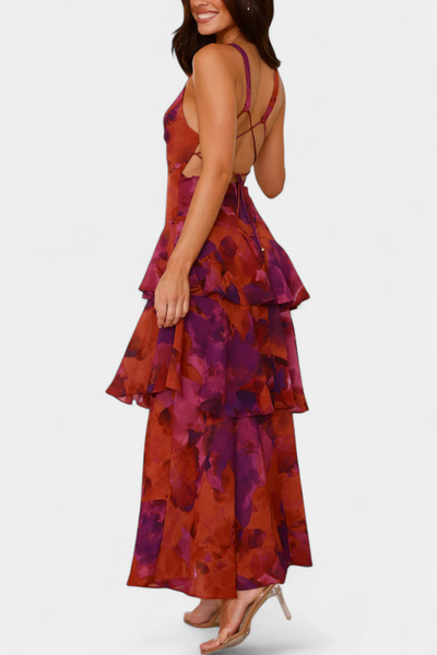 Domenica | Elegant Chiffon Dress