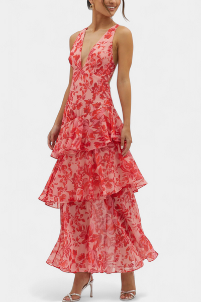 Domenica | Elegant Chiffon Dress
