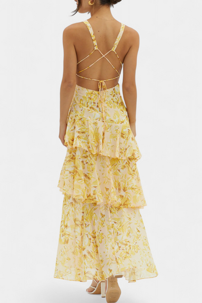 Domenica | Elegant Chiffon Dress