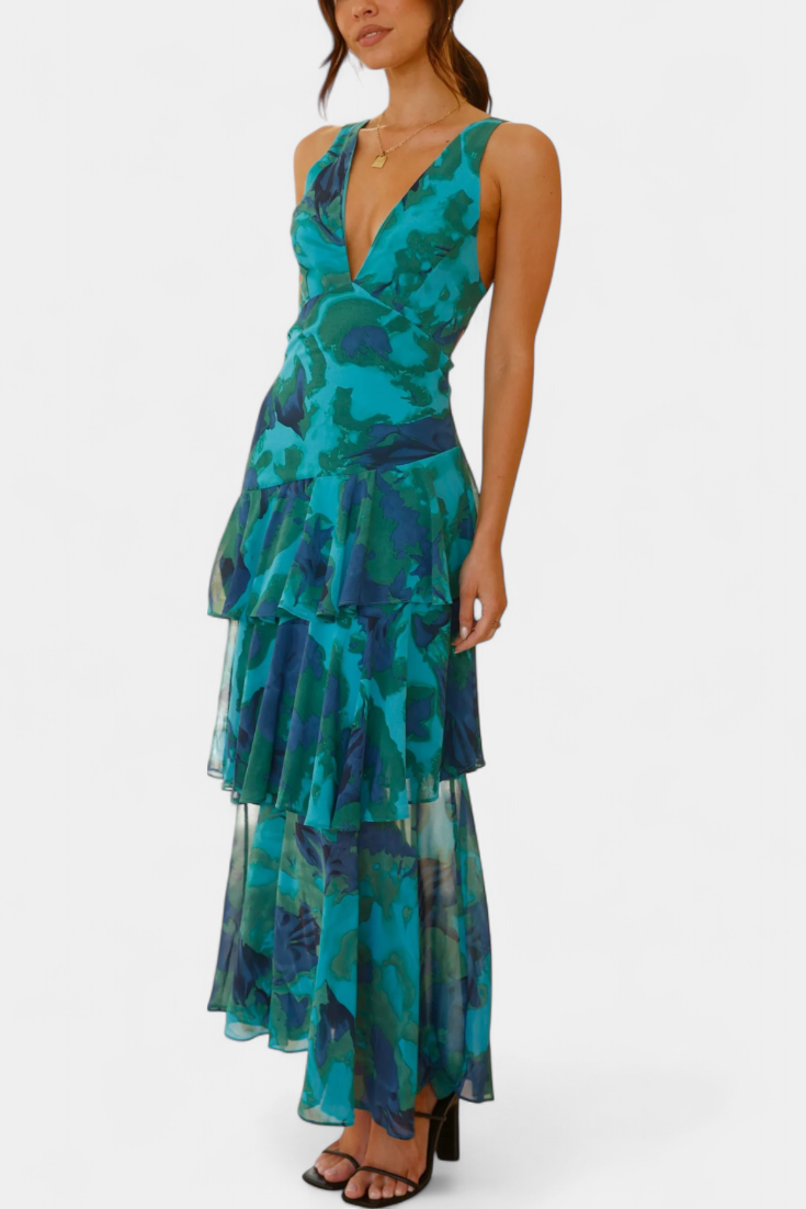 Domenica | Elegant Chiffon Dress