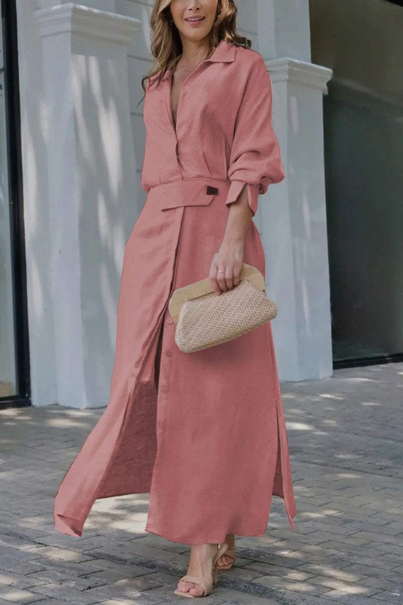 Harper | Lightweight Belted Linen Trench Coat