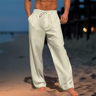 Jett | Relaxed Linen Beach Trousers