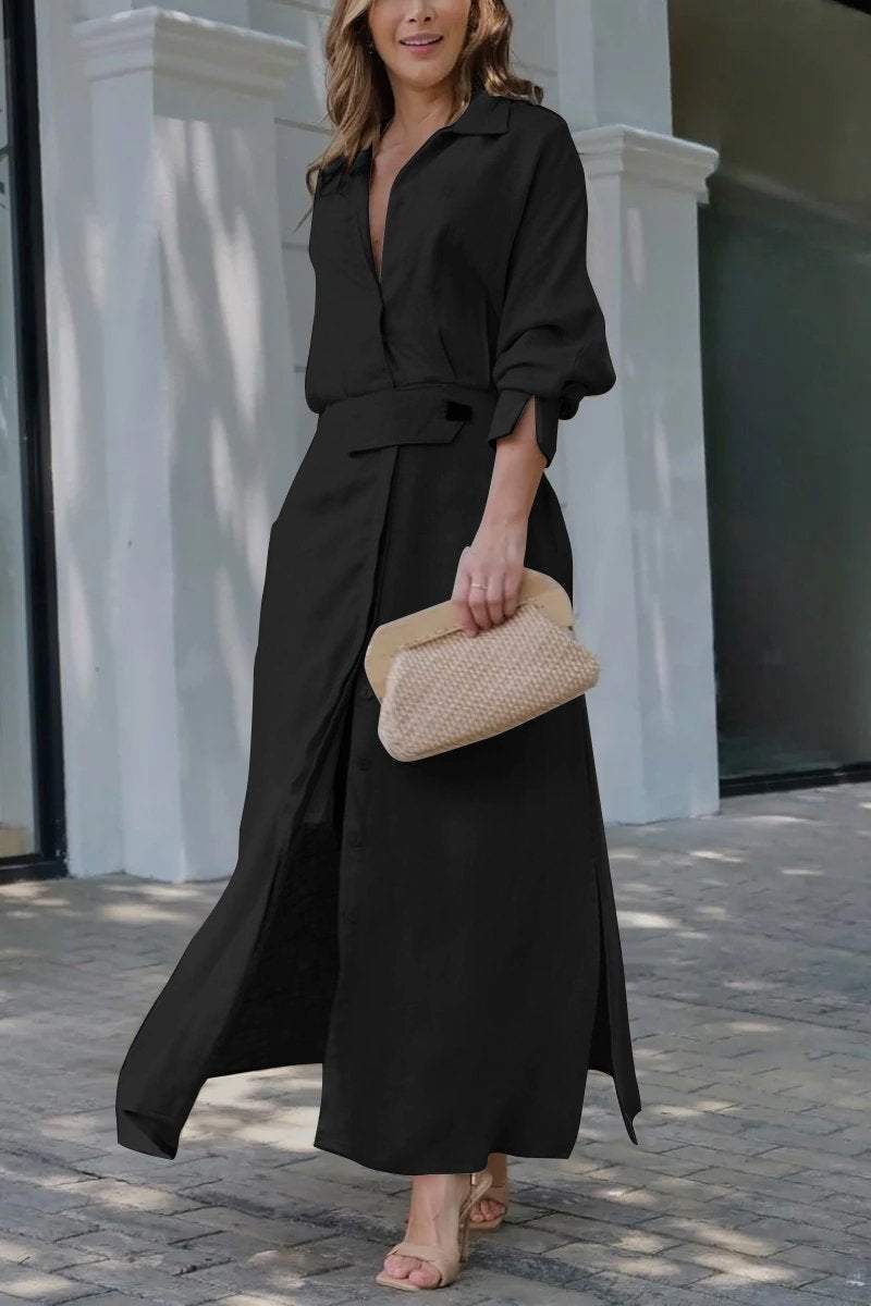 Harper | Lightweight Belted Linen Trench Coat