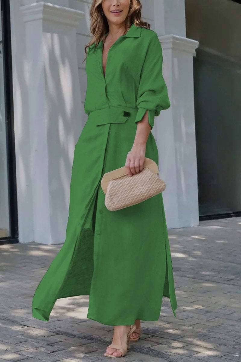 Harper | Lightweight Belted Linen Trench Coat