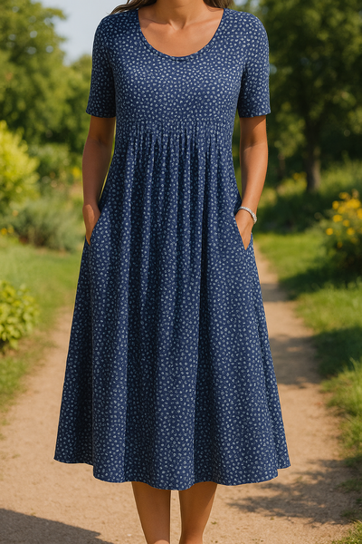 Lunaria | Lightweight Flow Midi Dress
