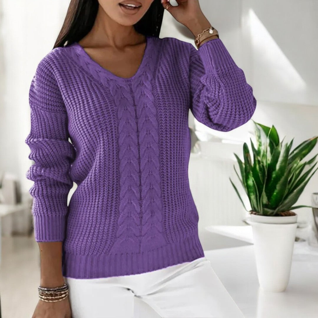 Bella | Relaxed Knit Crewneck Sweater