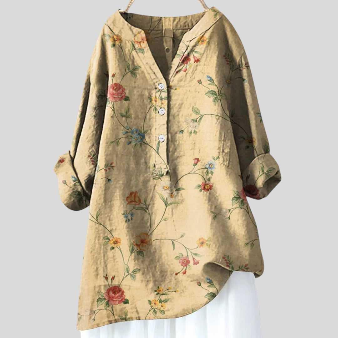 Caroline | Casual Elegant Floral Blouse