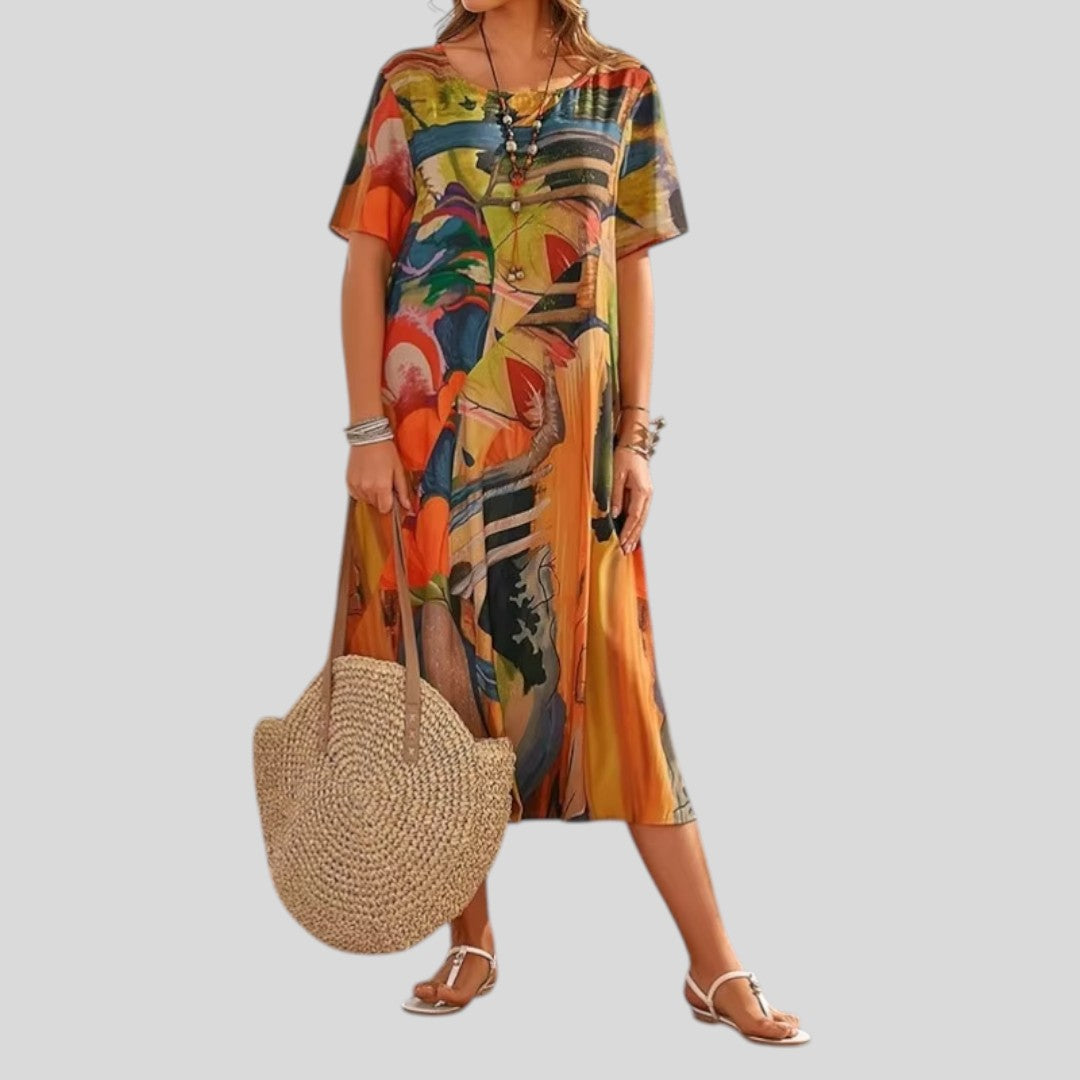Elina | Refined Midi Summer Dress