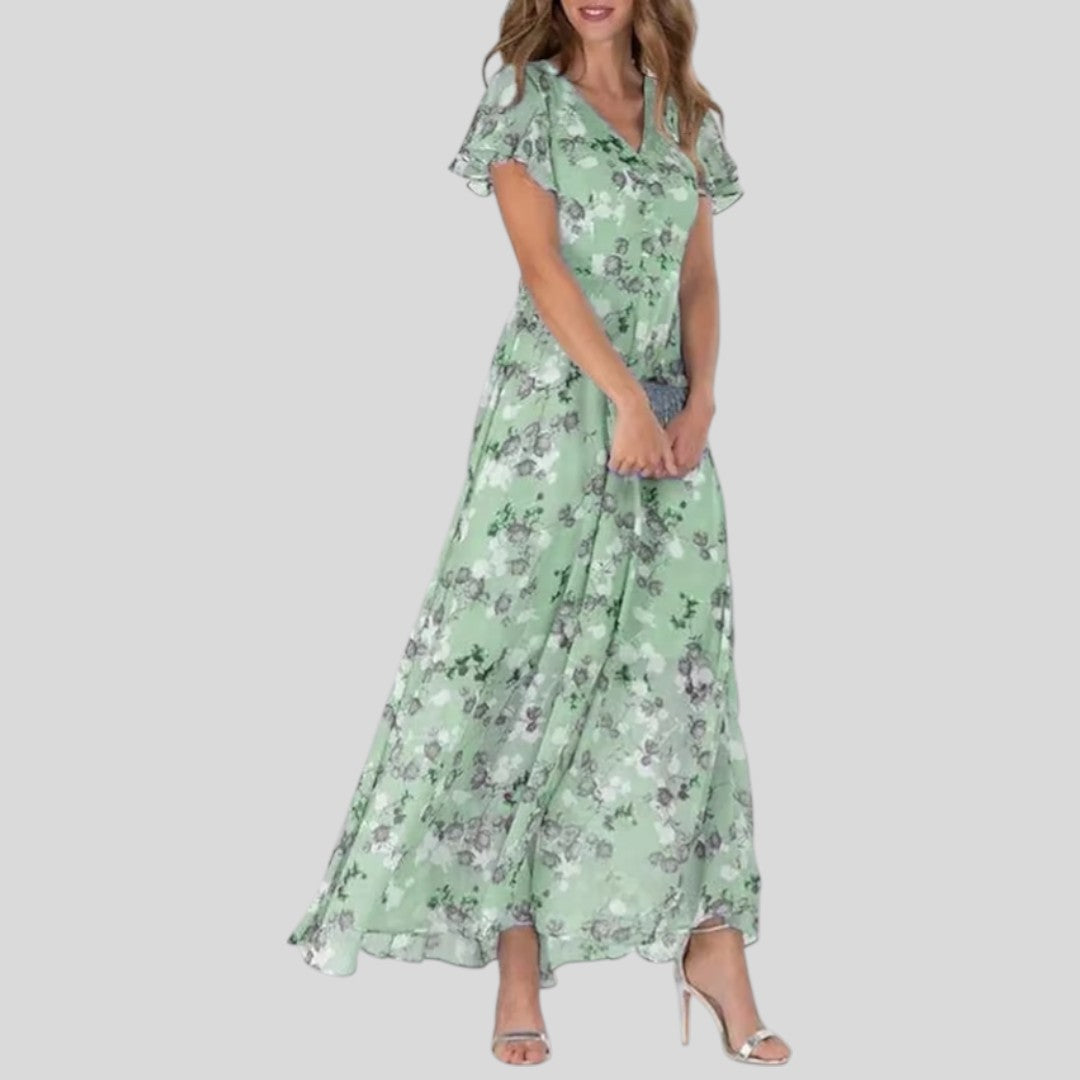 Clara | Elegant Flow Midi Dress