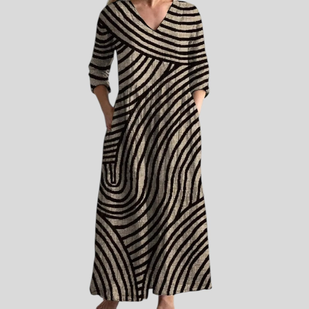 Freya | Patterned Breeze Summer Dress