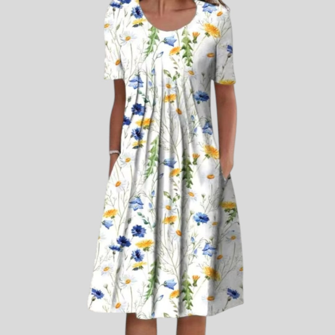 Sophie | Floral Grace Pocket Dress