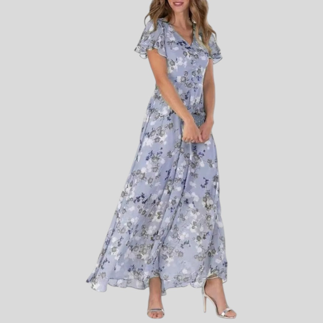 Clara | Elegant Flow Midi Dress