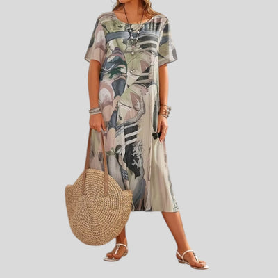 Elina | Refined Midi Summer Dress
