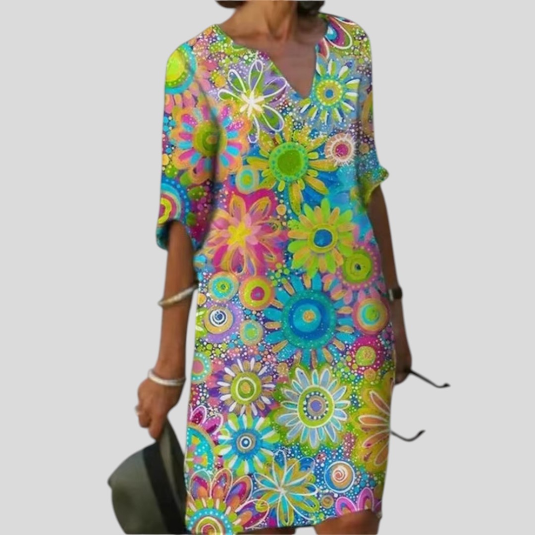 Sofie | Romantic Bloom Midi Dress