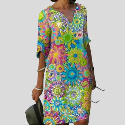 Sofie | Romantic Bloom Midi Dress