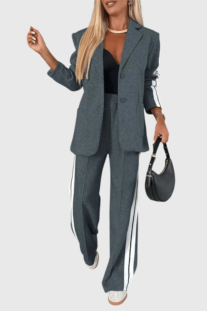 Kendall | Striped Suit Set