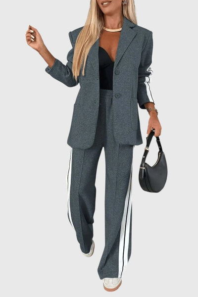 Kendall | Striped Suit Set