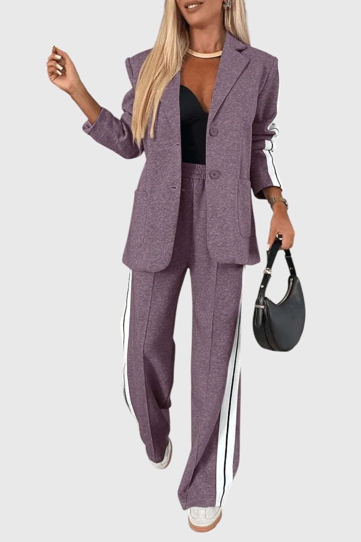Kendall | Striped Suit Set