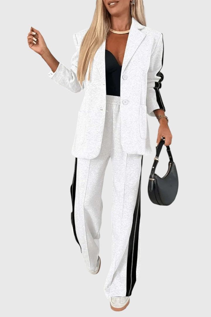 Kendall | Striped Suit Set