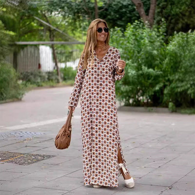 Henar | Boho Long Sleeve Dress