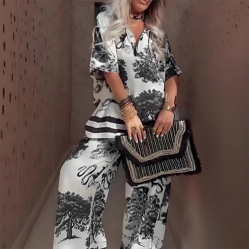 Aria | Printed Flowy Set