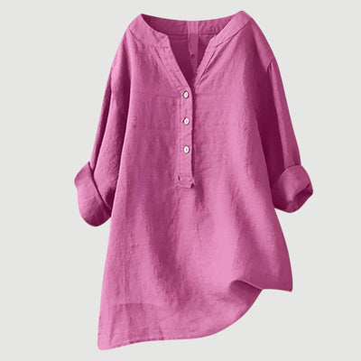 Alma | Breezy Button-Front Shirt