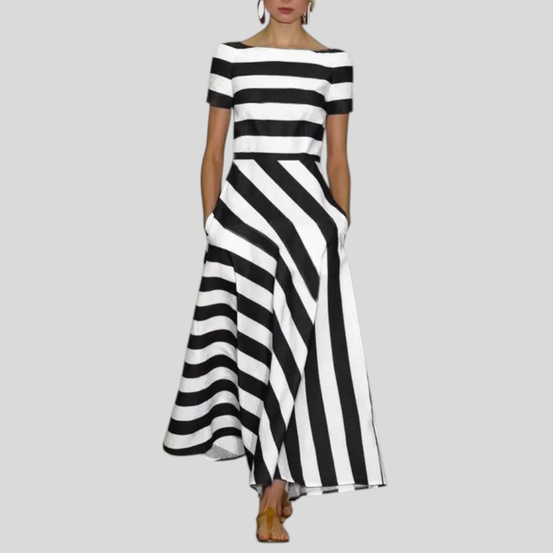 Maja | Classic Stripe Day Dress