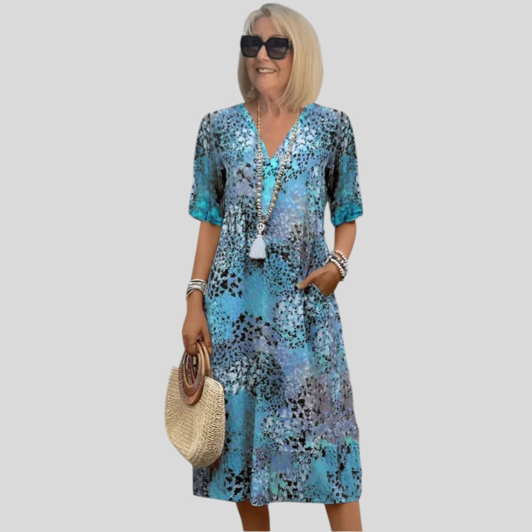 Agnes | Vibrant Blossom Day Dress