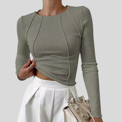 Talia | Soft Stretch Long Sleeve Top