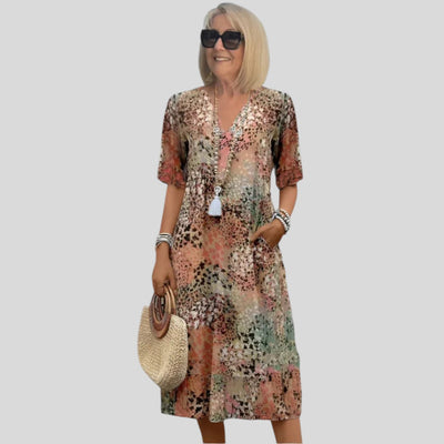 Agnes | Vibrant Blossom Day Dress