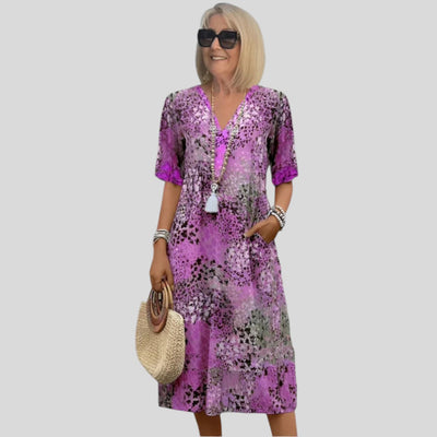 Agnes | Vibrant Blossom Day Dress