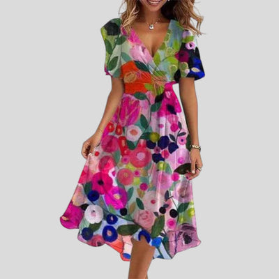 Estelle | Refined Bloom Midi Dress