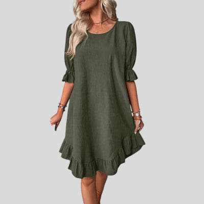 Vigga | Ruffle Charm Summer Dress